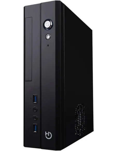 Hiditec CHA010031 Caja Slim ITX + Fuente Alimentación 300W