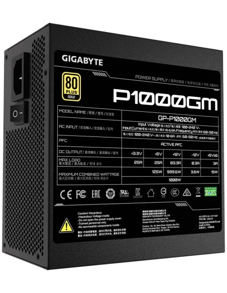 Gigabyte P1000GM 1000W 80 Plus Gold