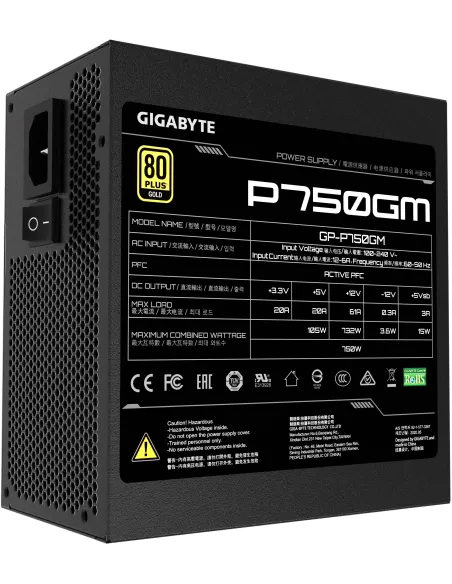Gigabyte P750GM 750W 80 Plus Gold