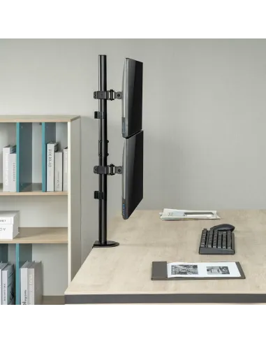 Aisens DT32TSR-229 Soporte Giratorio de Escritorio para Monitor hasta 32" Negro