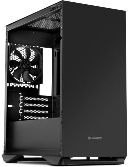 Nox Hummer Zero Core Black Edition + Fuente de Alimentación 450W Certificado 80 Plus