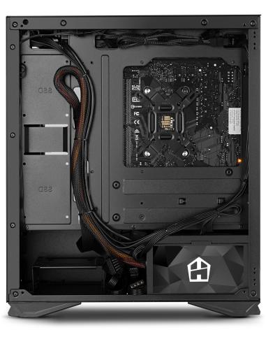 Nox Hummer Zero Core Black Edition + Fuente de Alimentación 450W Certificado 80 Plus