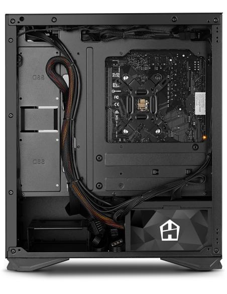 Nox Hummer Zero Core Black Edition + Fuente de Alimentación 450W Certificado 80 Plus