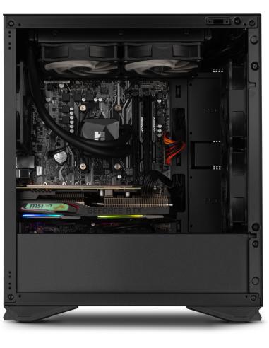 Nox Hummer Zero Core Black Edition + Fuente de Alimentación 450W Certificado 80 Plus