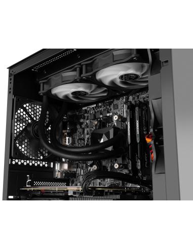 Nox Hummer Zero Core Black Edition + Fuente de Alimentación 450W Certificado 80 Plus