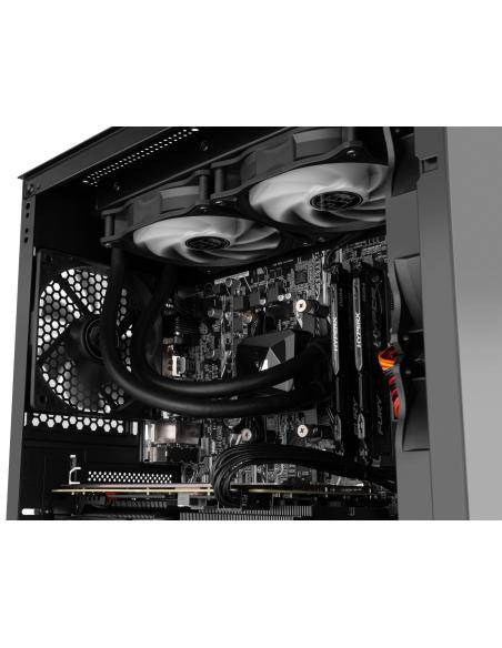 Nox Hummer Zero Core Black Edition + Fuente de Alimentación 450W Certificado 80 Plus