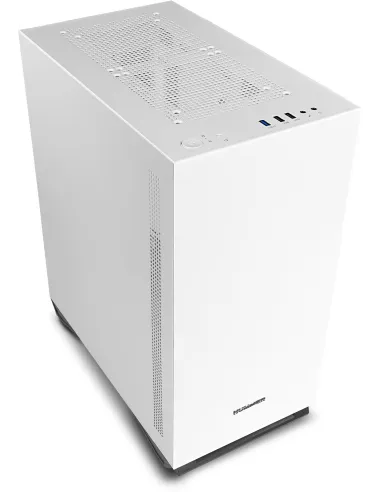 Nox Hummer Zero Core White Edition + Fuente de Alimentación 450W Certificado 80 Plus