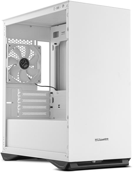 Nox Hummer Zero Core White Edition + Fuente de Alimentación 450W Certificado 80 Plus