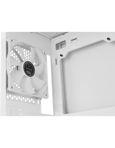 Nox Hummer Zero Core White Edition + Fuente de Alimentación 450W Certificado 80 Plus