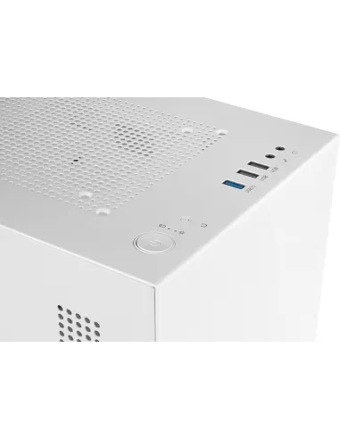 Nox Hummer Zero Core White Edition + Fuente de Alimentación 450W Certificado 80 Plus