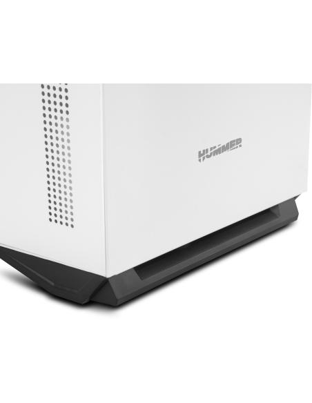 Nox Hummer Zero Core White Edition + Fuente de Alimentación 450W Certificado 80 Plus