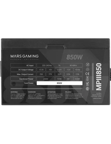 Mars Gaming MPIII 850W