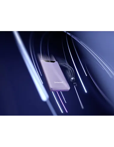 Intenso F10000 Batería Externa 20W 1000mAh Lila