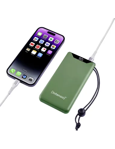 Intenso F10000 Batería Externa 20W 1000mAh Verde