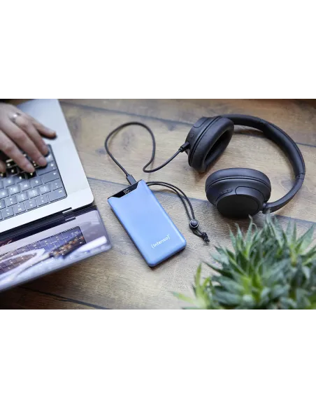 Intenso F10000 Batería Externa 20W 1000mAh Azul