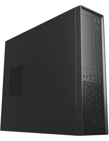 UNYKAch UK3001 Caja Micro ATX Sobremesa Slim USB 3.0 Negra