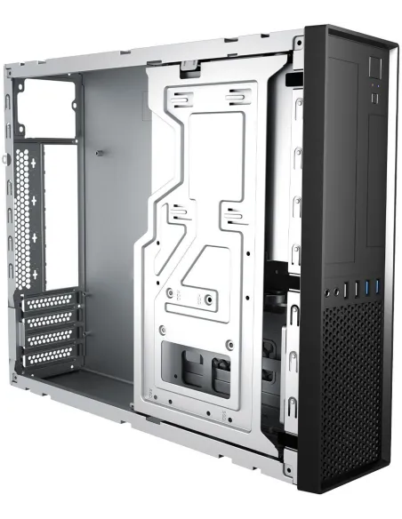 UNYKAch UK3001 Caja Micro ATX Sobremesa Slim USB 3.0 Negra