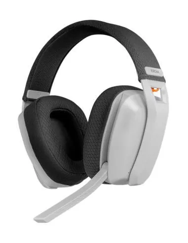 Krom Kanji Auriculares Gaming Inalámbricos para PC/Mac/Nintendo Switch/PS4/PS5/Android Blancos