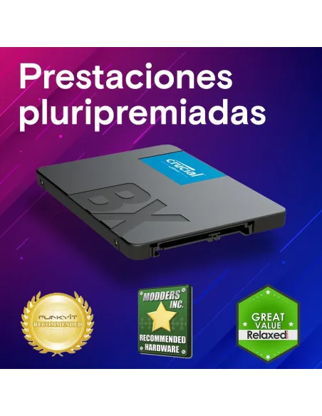 Crucial BX500 SSD 2.5" 500GB SATA3
