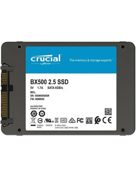 Crucial BX500 SSD 2.5" 500GB SATA3