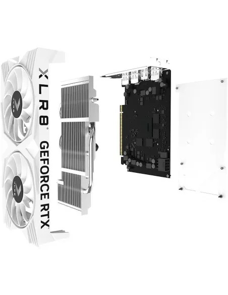 PNY GeForce RTX 4060 OC XLR8 VERTO DF White Edition 8GB GDDR6 DLSS3
