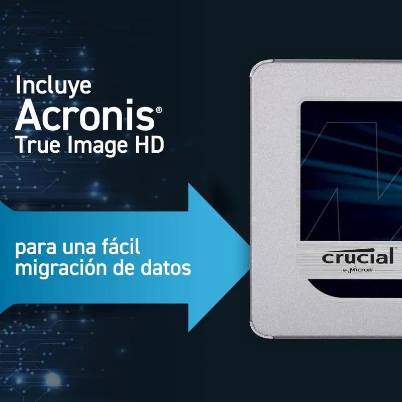 Crucial MX500 SSD 2.5" 1TB SATA3