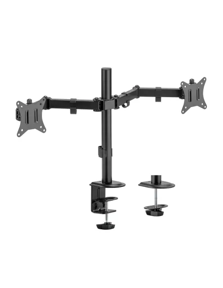 Aisens DT32TSR-149 Soporte Eco Giratorio/Inclinable para 2 Monitores/TV 17”-32” VESA 100x100 Máx 9Kg