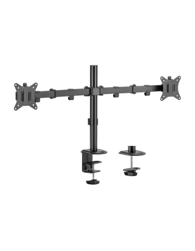 Aisens DT32TSR-149 Soporte Eco Giratorio/Inclinable para 2 Monitores/TV 17”-32” VESA 100x100 Máx 9Kg