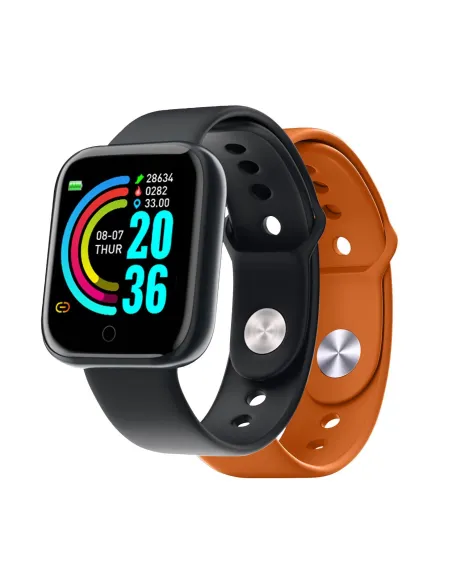 Celly Trainerband Reloj Smartwatch Dos Correas Naranja