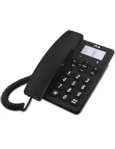 SPC Original Teléfono Fijo Negro-NTETIN0136