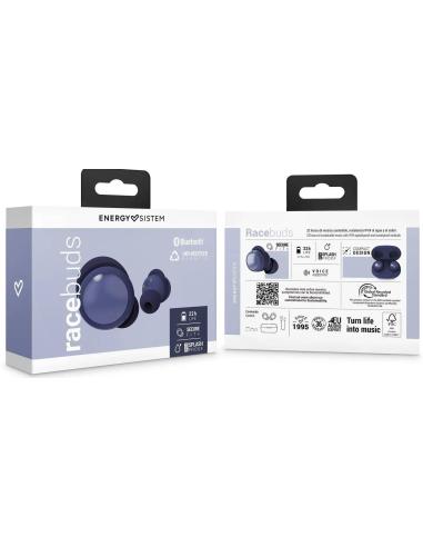 Energy Sistem Navy Racebuds IPX4 Auriculares Inalámbricos Bluetooth Azules