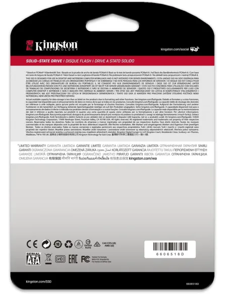 Kingston A400 SSD 2.5" 480GB SATA3