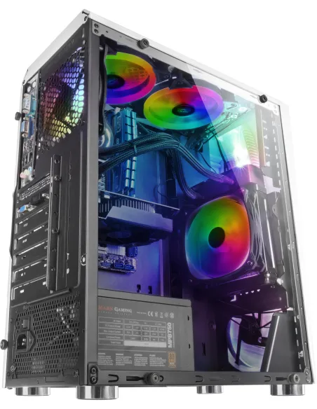 Mars Gaming MCLW ARGB USB 3.0 Blanca con Ventana