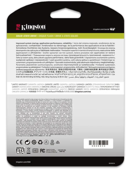 Kingston Data Center DC500R SSD 2.5" 3.84TB SATA3