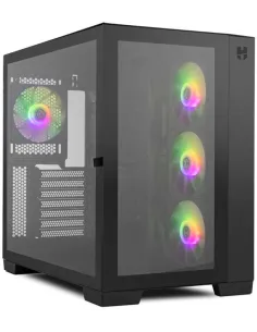 Nox Hummer Astra ARGB Cristal Templado USB 3.0 Negra-ICACSM0716
