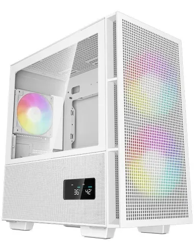 DeepCool CH360 Digital Cristal Templado USB 3.2 Blanca