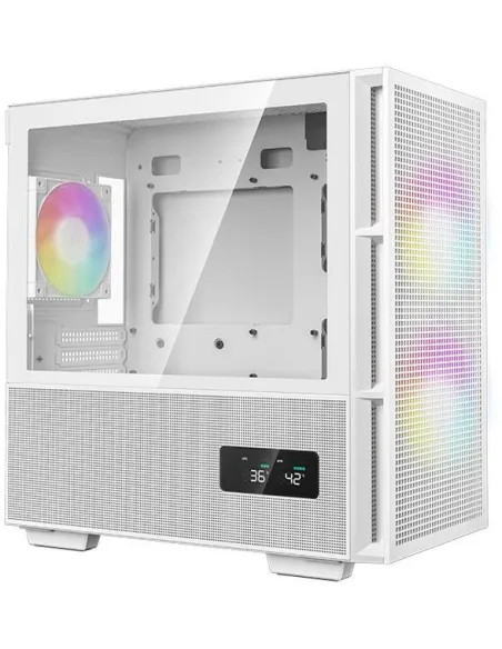 DeepCool CH360 Digital Cristal Templado USB 3.2 Blanca