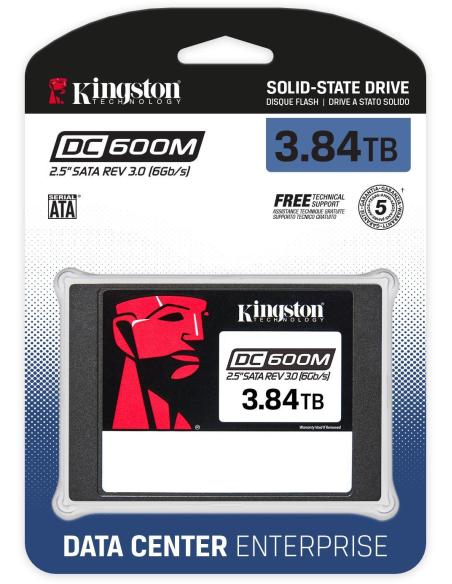 Kingston Data Center DC600M SSD 2.5" 3,84TB SATA3