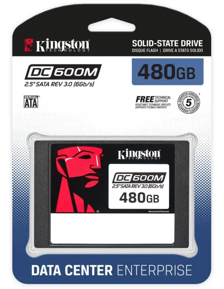 Kingston Data Center DC600M SSD 2.5" 480GB SATA3