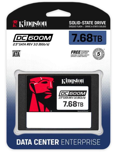 Kingston Data Center DC600M SSD 2.5" 7,68TB SATA3