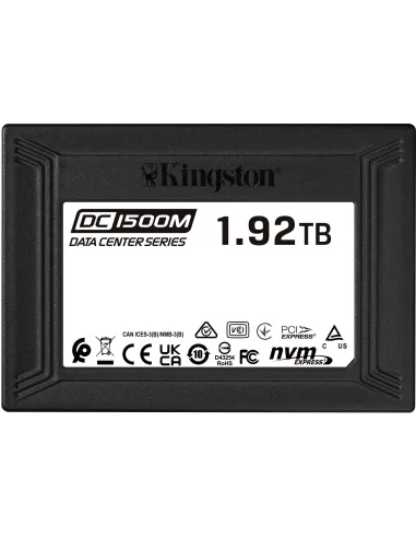 Kingston Data Center DC1500M SSD U.2 1.92TB PCIe 3.0