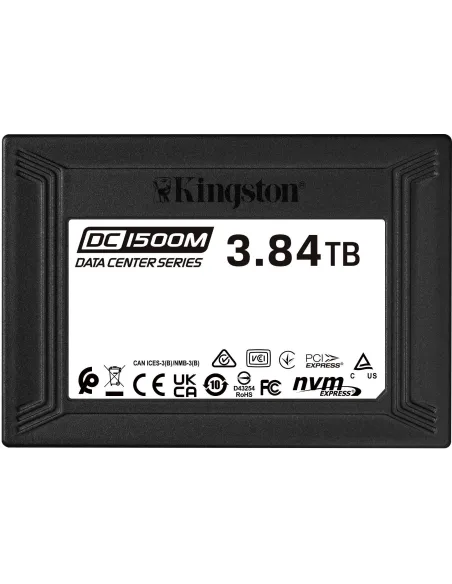 Kingston Data Center DC1500M SSD U.2 3.84TB PCIe 3.0