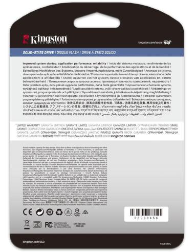 Kingston Data Center DC1500M SSD U.2 3.84TB PCIe 3.0