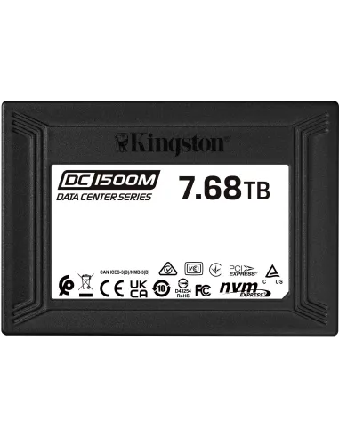 Kingston Data Center DC1500M SSD U.2 7.68TB PCIe 3.0
