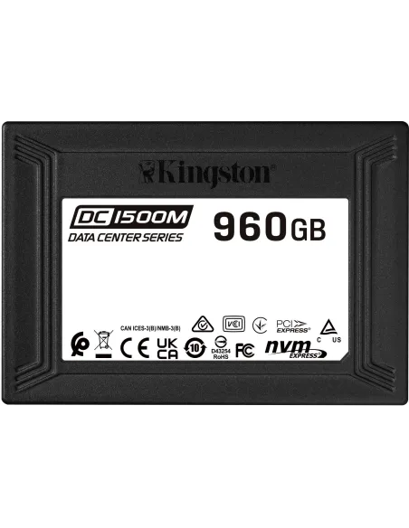 Kingston Data Center DC1500M SSD U.2 960GB PCIe 3.0