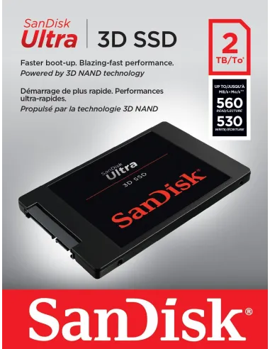 SanDisk Ultra 3D SSD 2.5" 2TB SATA3 SMART