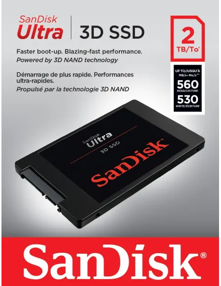 SanDisk Ultra 3D SSD 2.5" 2TB SATA3 SMART