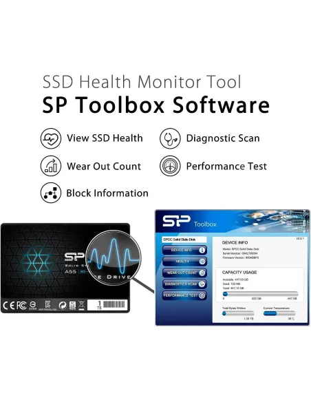 Silicon Power Ace A55 SSD 2.5" 1TB SATA3