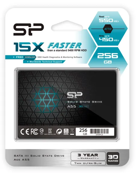Silicon Power Ace A55 SSD 2.5" 256GB SATA3