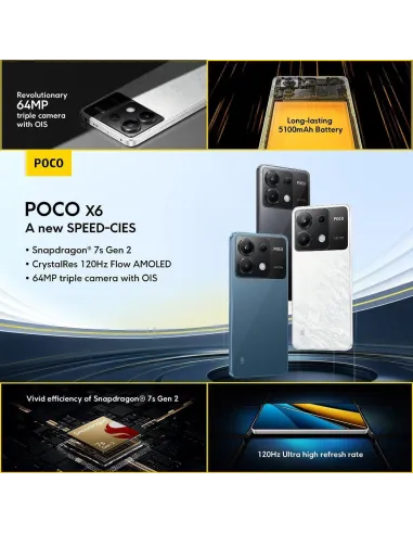 Xiaomi POCO X6 5G 8/256GB OEM Blanco
